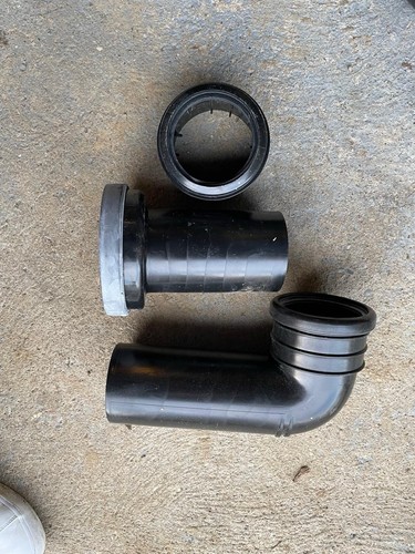 Toilet frame pan connector - frame,