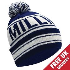 Millwall Bobble Hat Navy &