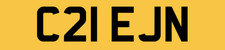 Rare digit cherished car reg - digit,