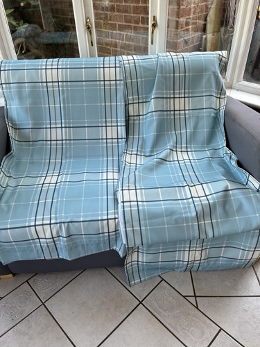 Pair blue plaid tartan - plaid,