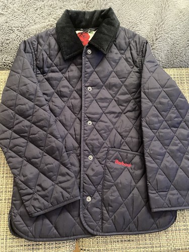 Barbour black kids coat - barbour, coat-