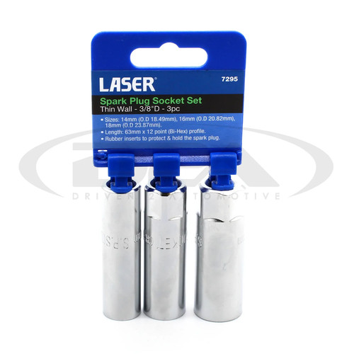 Laser thin wall spark - thin, plug