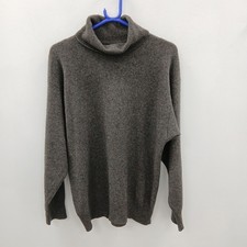 Mulberry Vintage Cashmere Jumper C41 UK 14 Grey Roll Neck Knit Designer RMF31-RP