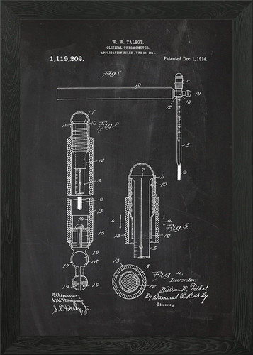 1914 clinical thermometer - clinical,