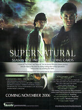SUPERNATURAL SEASON ONE TRADING CARDS SELL SHEET