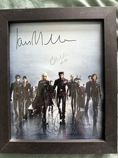 X-Men Cast Hand Signed Picture Hugh Jackman Ian Mckellen Halle Berry