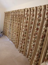 Professionally made curtains