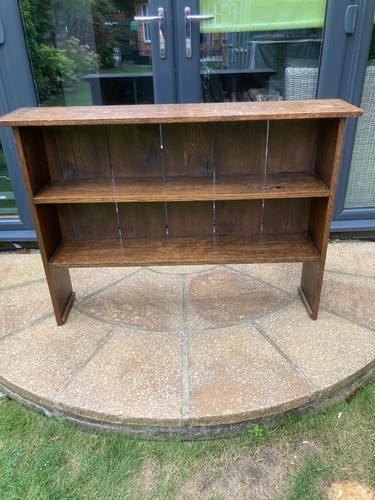 Antique oak bookcase dresser - oak,