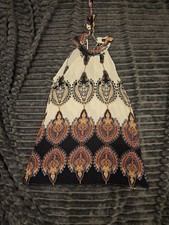 Zanzea Boho Print Halter Dress - Size M