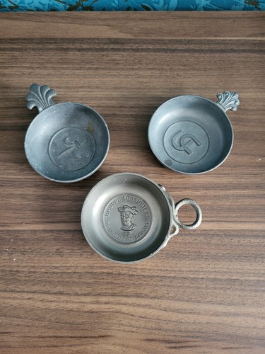 French pewter tastevin wine - pewter,