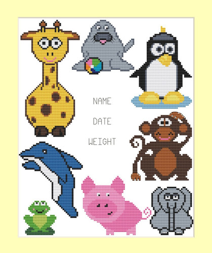 Cross stitch kit - stitch, animal