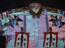 Versace silk shirt + silk