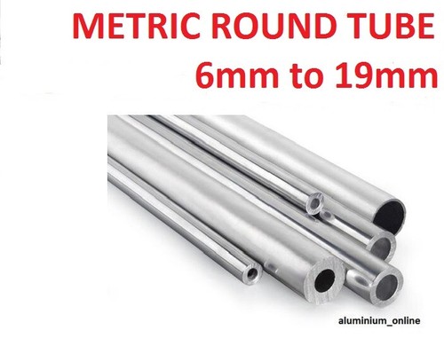Aluminium round tube - round,