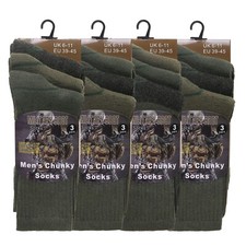 3,6,12 Pairs Men's Army