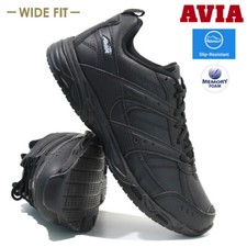 MENS WIDE FIT MEMORY FOAM CASUAL TRAINERS WALKING RUNNING SPORTS GYM SHOES SIZE