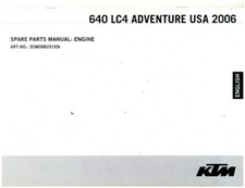 2006 KTM 640 LC4 Adventure Engine Spare Parts Manual : 3CM088251EN