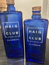 2 empty Haig Club whisky