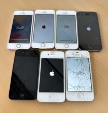 7x Apple iPhone 5s, SE, 4, 4s,  - Mixed models - Please Read description