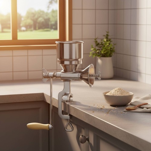 Manual grain grinder food - grain,