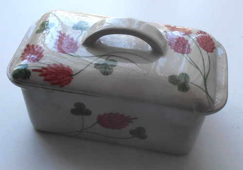 Vintage antique butter - butter, cheese