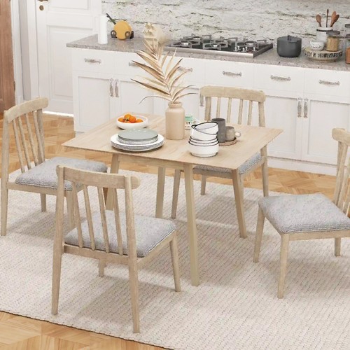 Wooden drop leaf dining table - wooden,