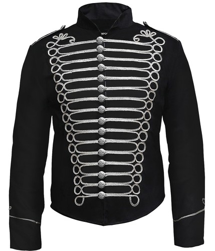 Men military hussar jacket - military,