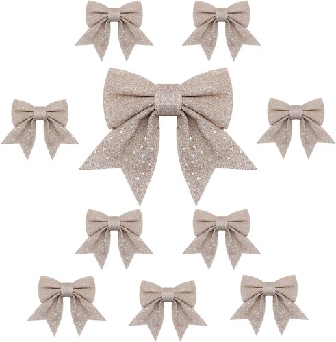 10pcs christmas bow - 10pcs,