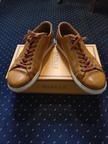 Barker leather trainers size - barker,
