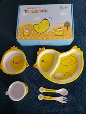 baby bamboo dinner set