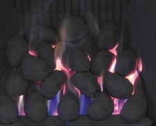 Gas fire coals - gas, replacement