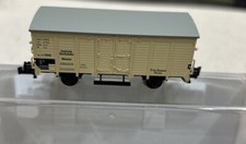 Fleischmann N gauge 8349K Deutsche Reichsbahn Munster Box Van - cream