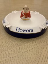 Carltonware Hand painted Brewmaster Flowers Keg Bitter Ashtray - Shakespeare 14B