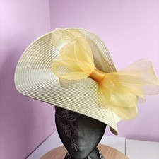 cream gold large straw