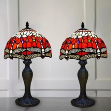 Pair of 2 Tiffany Style Table