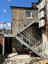 steel staircase external used