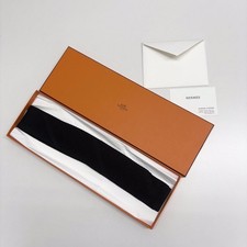 Auth HERMES Unused Tie w/ Box