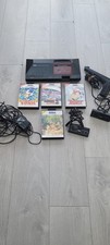 Sega Master System 1 Bundle Console Light Gun & 4 Games Tested PAL