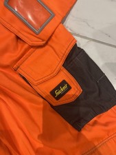 Snickers hi-vis trousers 3233 loose fit high visibility 41 waist and 35 leg