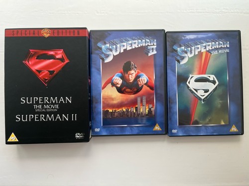 Superman and dvd box - +,