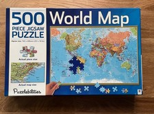 500 piece World Map Jigsaw …