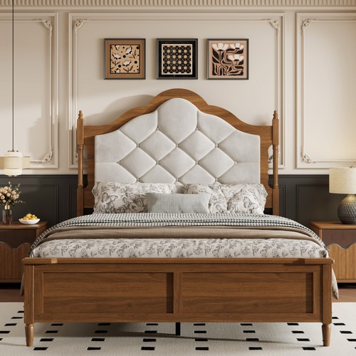 Queen size bed frame - size, with