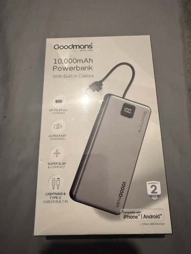 Goodmans 000mah power - goodmans, 10,000mah