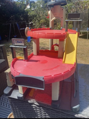 Multi level plastic toy - plastic, car