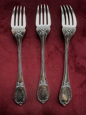 3 Rare Antique Alfénide