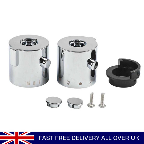 Chrome thermostatic shower - chrome,