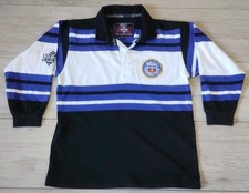 Bath Rugby Union Away Shirt 1996/1997 Cotton Oxford MB / Medium BOYS Jersey Top