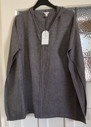 Monsoon grey knitted - knitted, zip