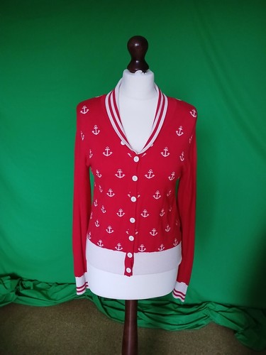 Banned apparel red cardigan - banned,