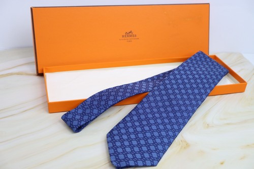 Hermès silk tie blue - tie,