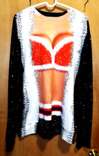 Christmas Naked Chest Womens